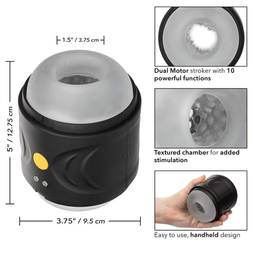 CalExotics® - BoundlessTM - Stroker Dual Motor – Noir image 5