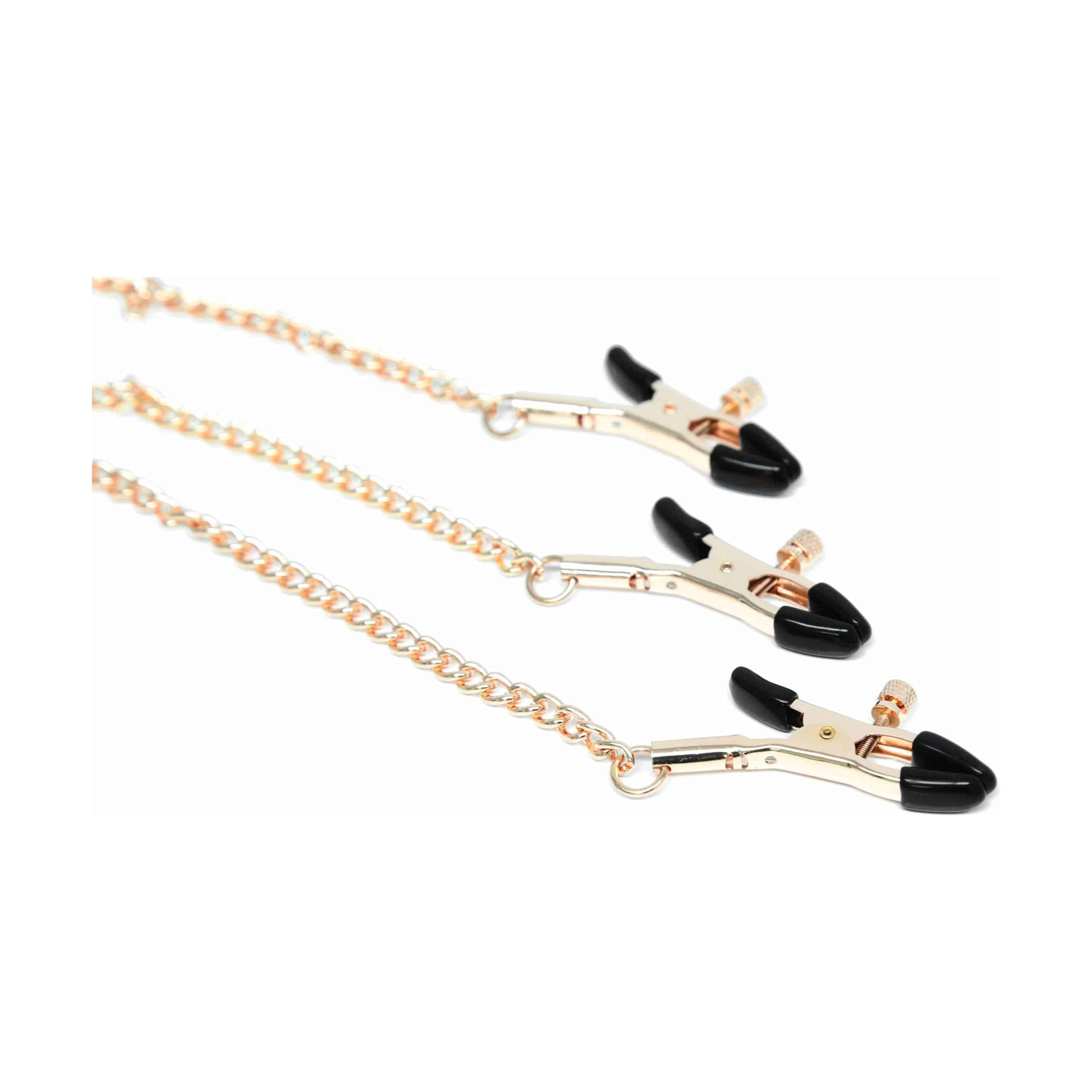Accessoires CalExotics® Entice Triple Intimate Clamps