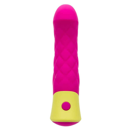 CalExotics® Rave Quilted G-Vibe - Fuschia image 5