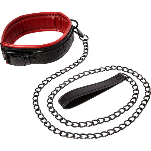 Feuilles de sport Feuilles de col en safran – Noir/Rouge image 0