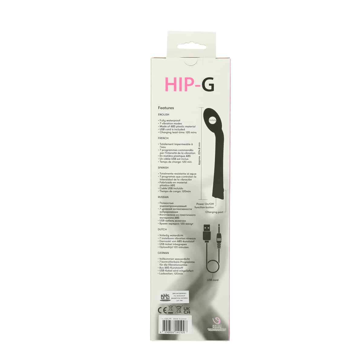 Sept Créations – Hip G - Vibrateur G-Spot rechargeable - Rose image 4