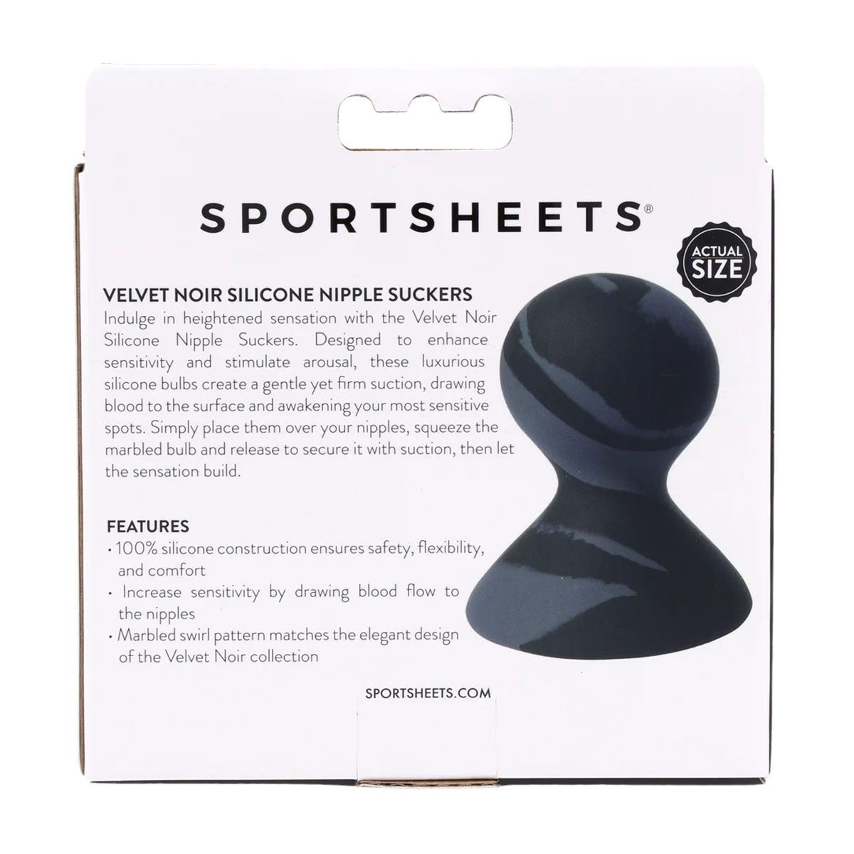 SportSheets Velvet Noir Silicone Mamelons image 5