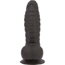 Pure Love® - Dildo de silicone fantaisie avec base d'aspiration – 7 po – noir image 1