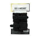 Feuilles de sport Sexe &amp; Détresse - Menottes en fourrure d'ombre - Noir image 1