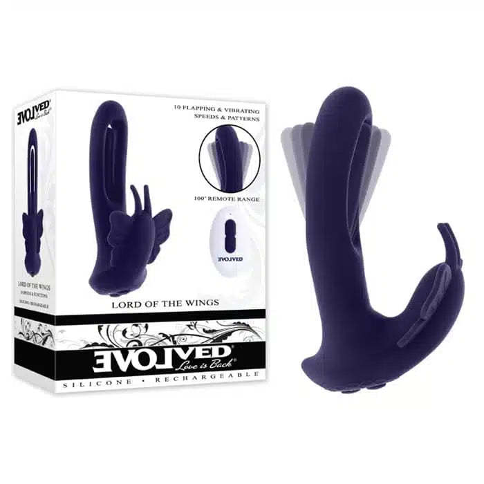Lord Of The Wings - Silicone Rechargeable - Purple