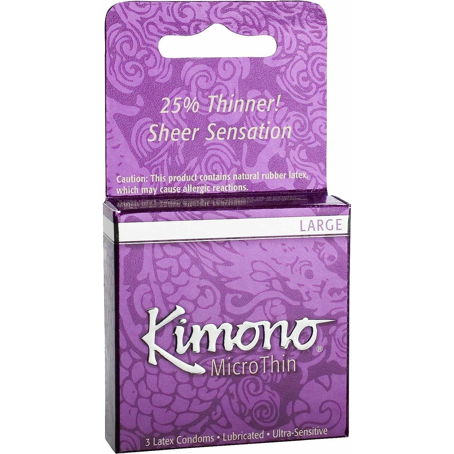 Préservatifs micro minces Kimono - 3 packs image 0