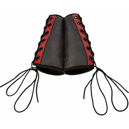 Feuilles de sport Couffes de gant de bondage - Rouge et noir image 0
