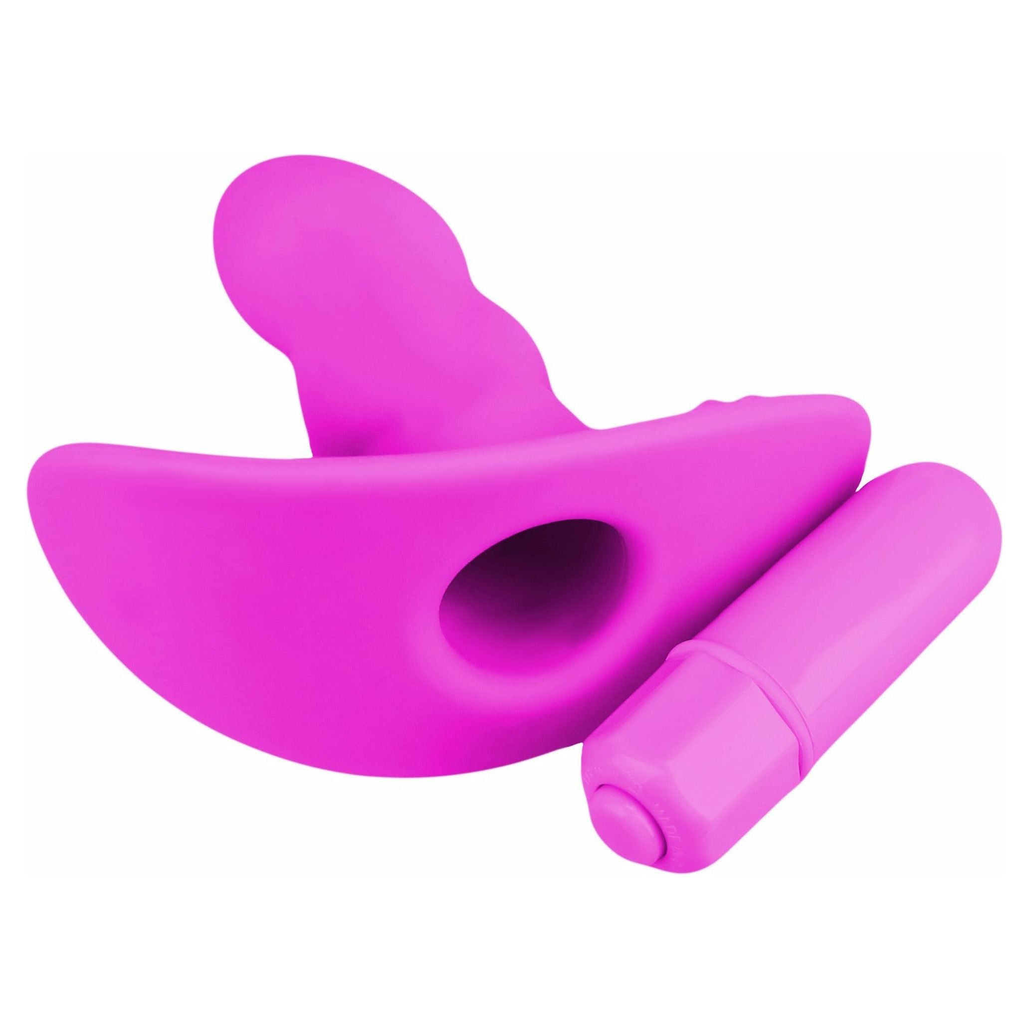 NMC Mystery High - Vibrating Butt Plug - Rose image 2
