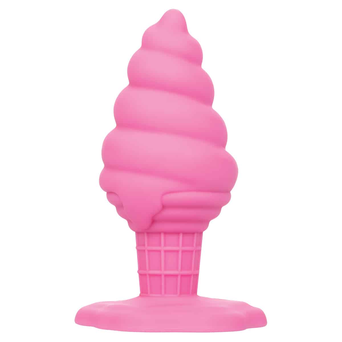 CalExotics® – Boutons coquins – Cône de crème glacée Yum Bum - Plug anal silicone - Rose image 2