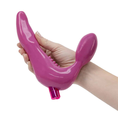 Pure Love® - Dildo silicone sans sangle avec balle vibrante – rose image 0