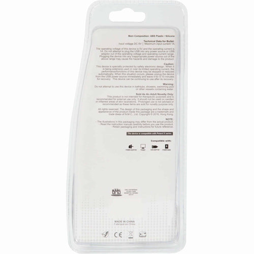 NMC Serre serré - Vibrateur G-Spot - Rechargeable - Blanc image 2