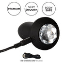Sonde cristal vibrante CalExotics® Power Gem – Noir image 4