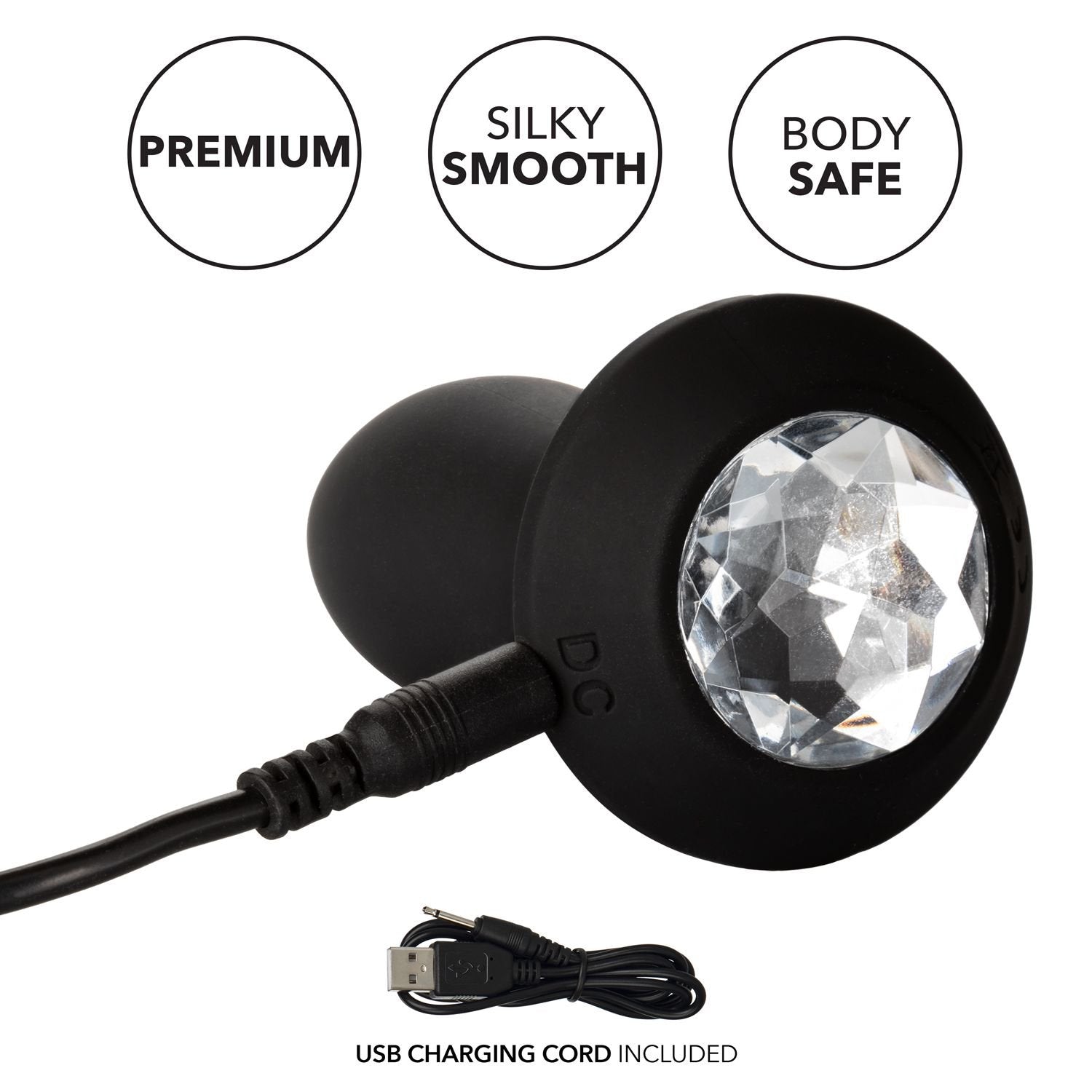 Sonde cristal vibrante CalExotics® Power Gem – Noir image 4