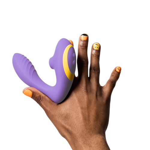 ROMP - Réverbération - Double problème - Stimulateur clitoridien et g-spot – Violet image 4