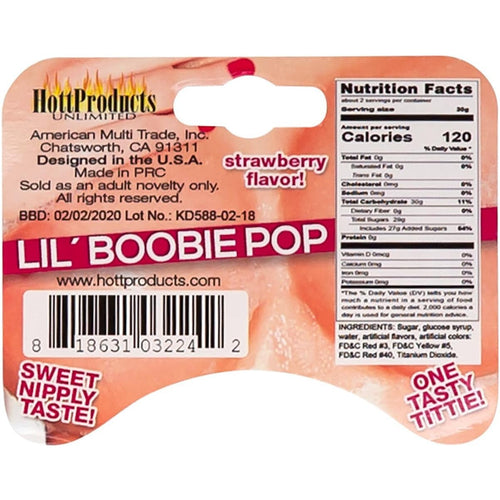 HottProduits Lil' Boobie Pop - Fraises image 2