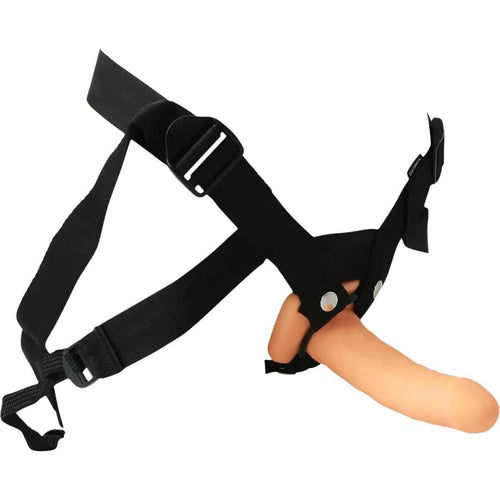 Feuilles de sport - Dong creux avec harnais strap-on image 1