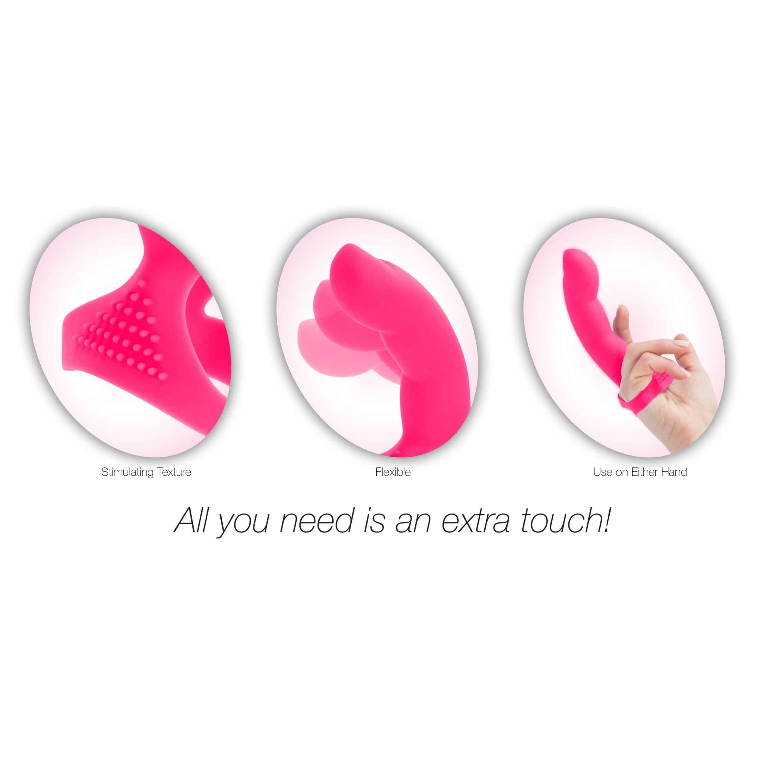 Dong doigt simple et vraiment tactile - Rose image 1