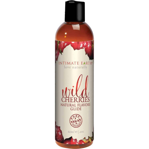 Glide de saveurs naturelles de la Terre intime - Cerises sauvages - 60ml/2oz image 0