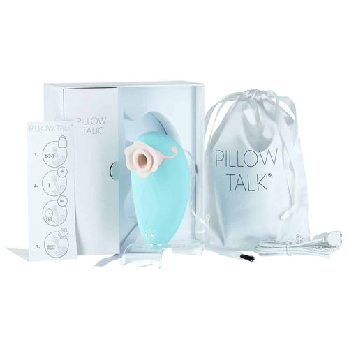 Oreiller Talk Dreamy – masseur clitoris luxueux – téal image 4