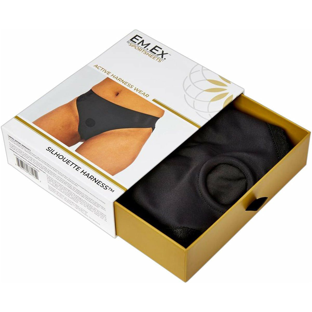 Feuilles de sport Em Ex – Harnais Silhouette – Noir -Grand image 3