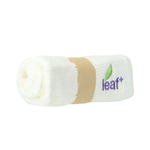 Swan Leaf+ Serviette à main – Blanc