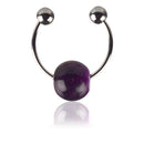 CalExotics® Pinces à mamelons à chaîne violette image 2