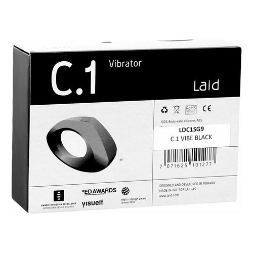 Laid C.1 - Vibrateur clitoris en silicone - Noir