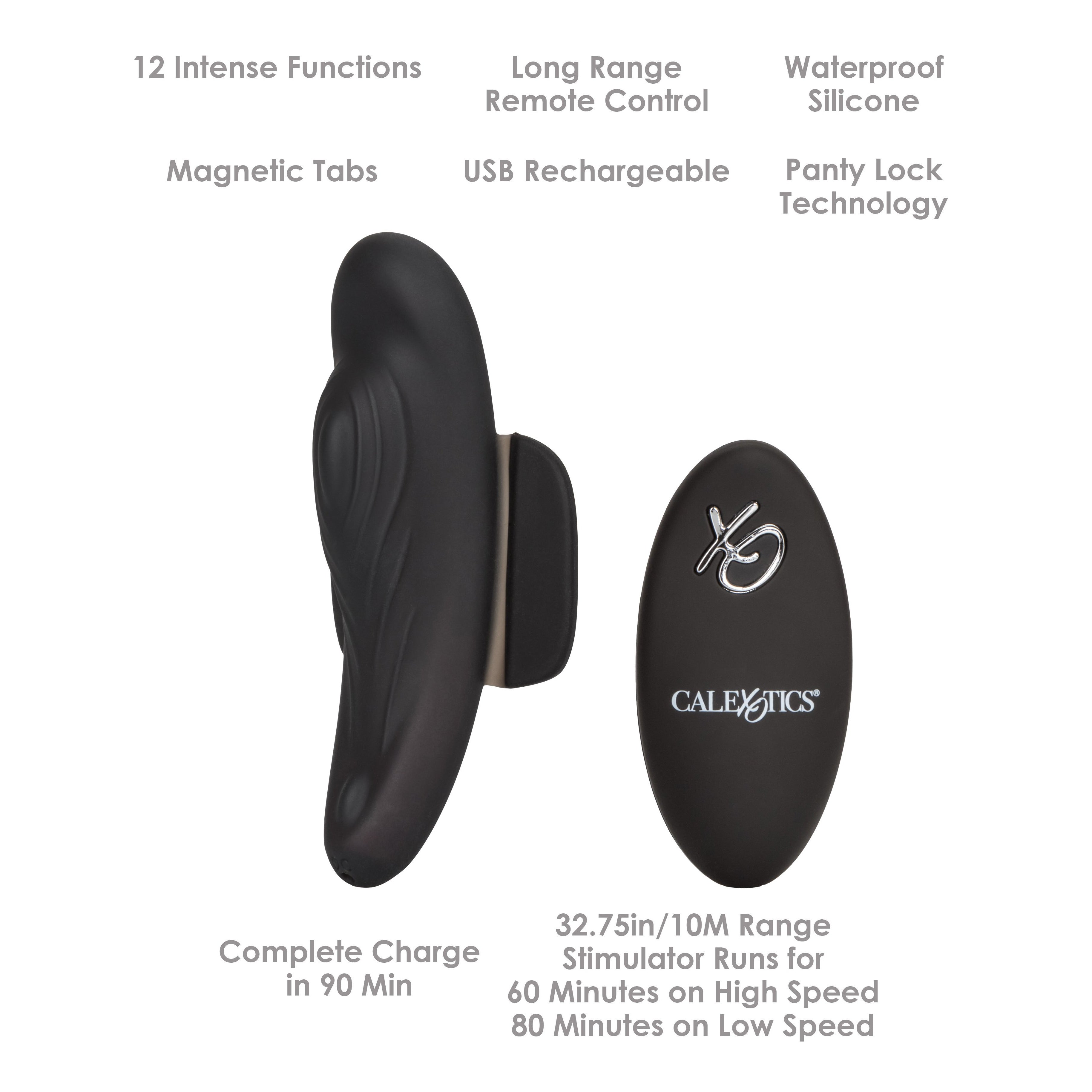CalExotics® Lock-N-Play Teaser pour Panty à distance
