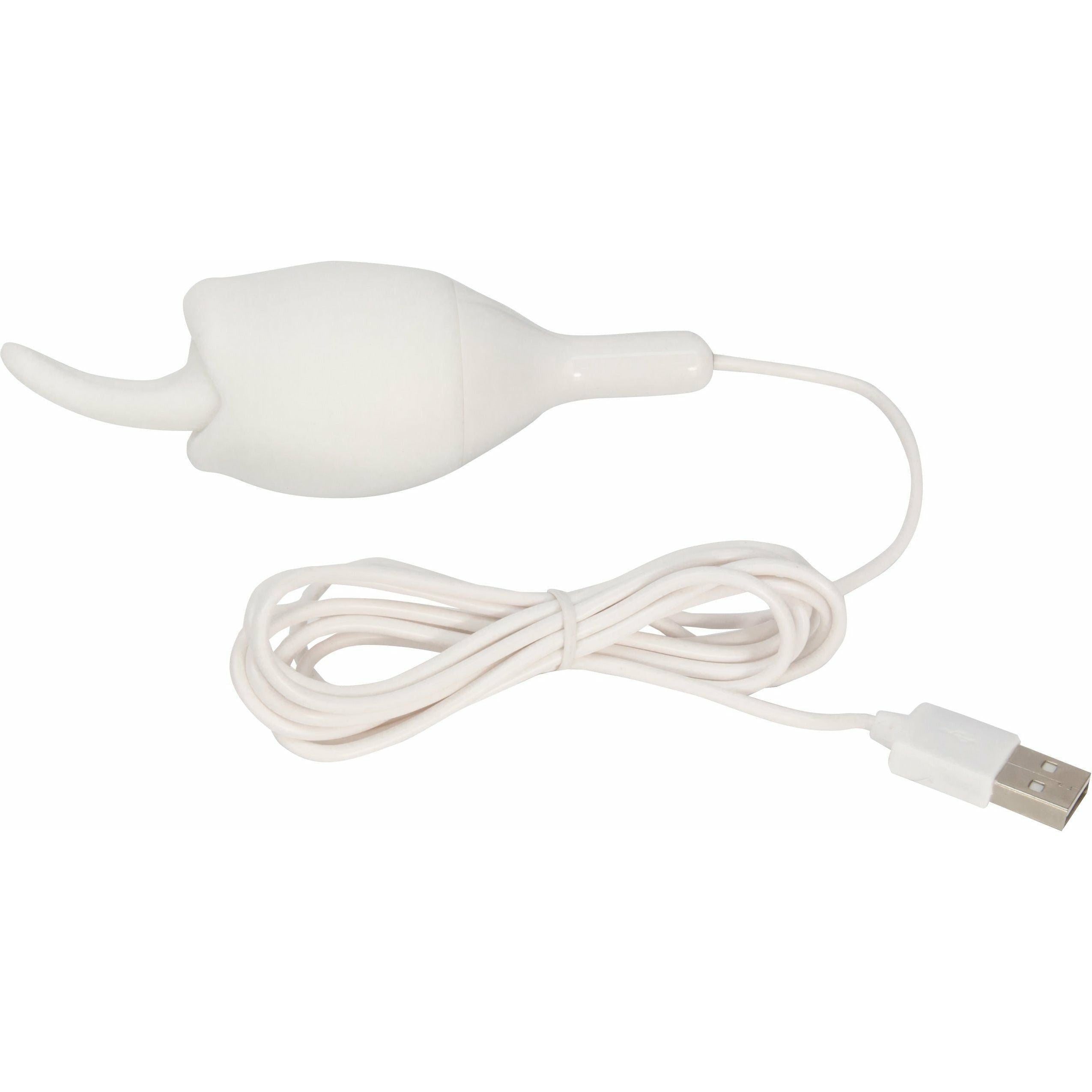 NMC Serre serré - Vibrateur de langue - Rechargeable - Blanc