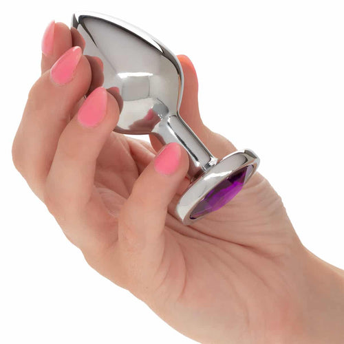 CalExotics® Jewel Large Améthyste Plug- Améthyste image 1