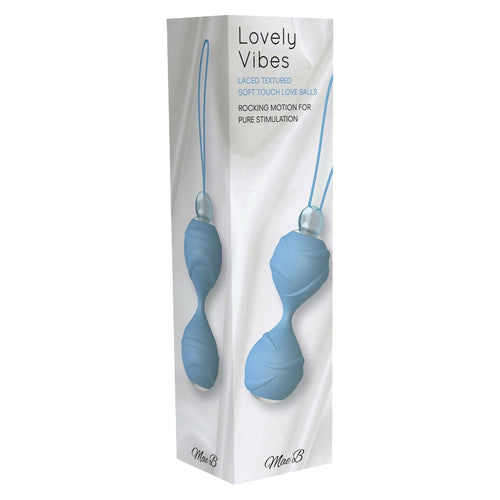 Mae B Belles Vibes - Balles Kegel texturées - Bleu