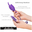 NMC Les mains allumées - Vibrateur de langue volante - Rechargeable - Purple