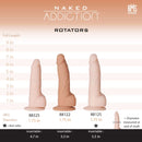 Dépendance nue Dildo rotatif et vibrant de 7" avec télécommande image 5
