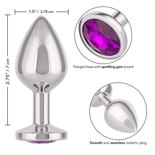 CalExotics® Jewel Large Améthyste Plug- Améthyste image 2