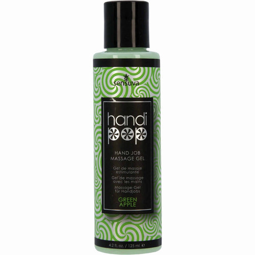 Sensuva HandiPop – Gel de massage pour les mains comestibles – 4,2 oz - Pomme verte image 0
