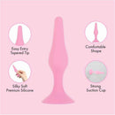 Pure Love® - Plug anal silicone - Rose image 1