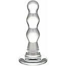 Glas Triple Play Perled Butt Plug - Effacer image 0