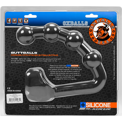 Boutballs Oxballs – Ass-Lock &amp; Cocksling – Glace noire image 5