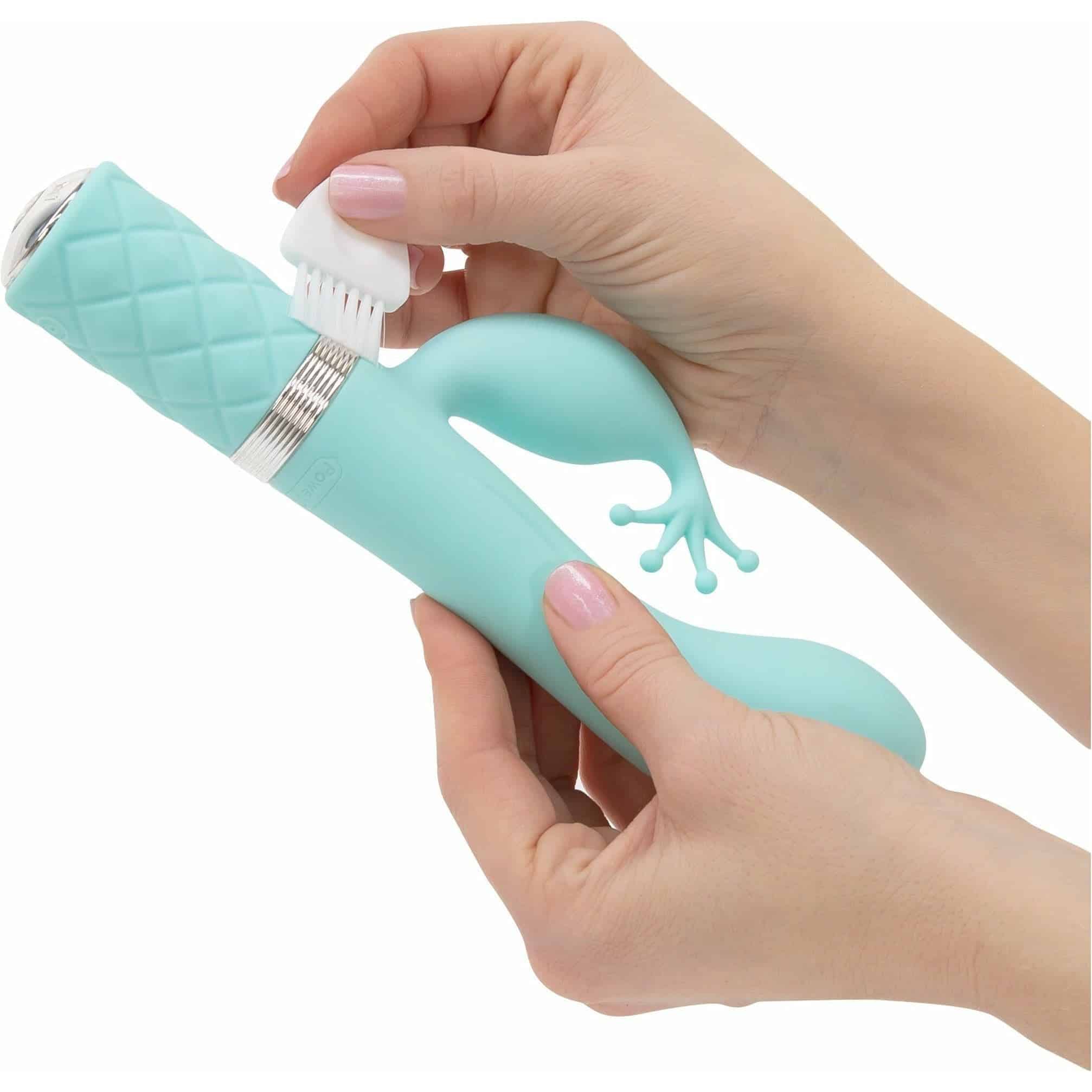 Oreiller Talk Kinky - Dual Massager - Teal image 3