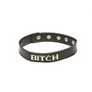Allure X-Play – Collier de bondage BITCH – Noir image 0
