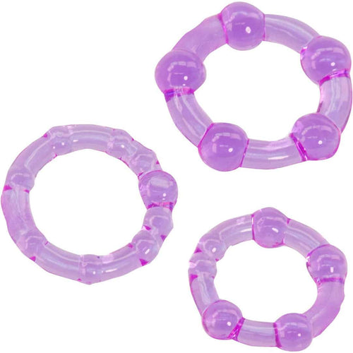Anneaux CalExotics® Silicone Island - Violet image 0