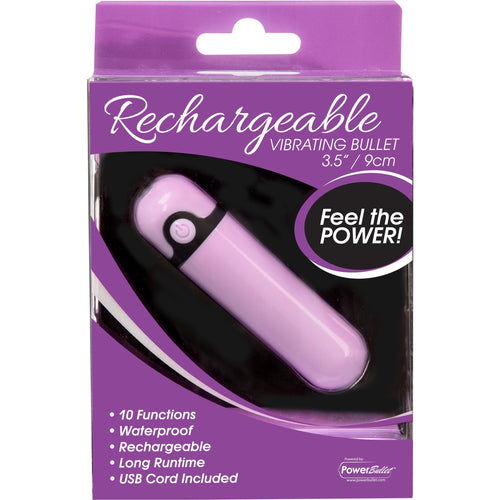 PowerBullet Simple et Vrai - Bullet vibrant rechargeable - Violet