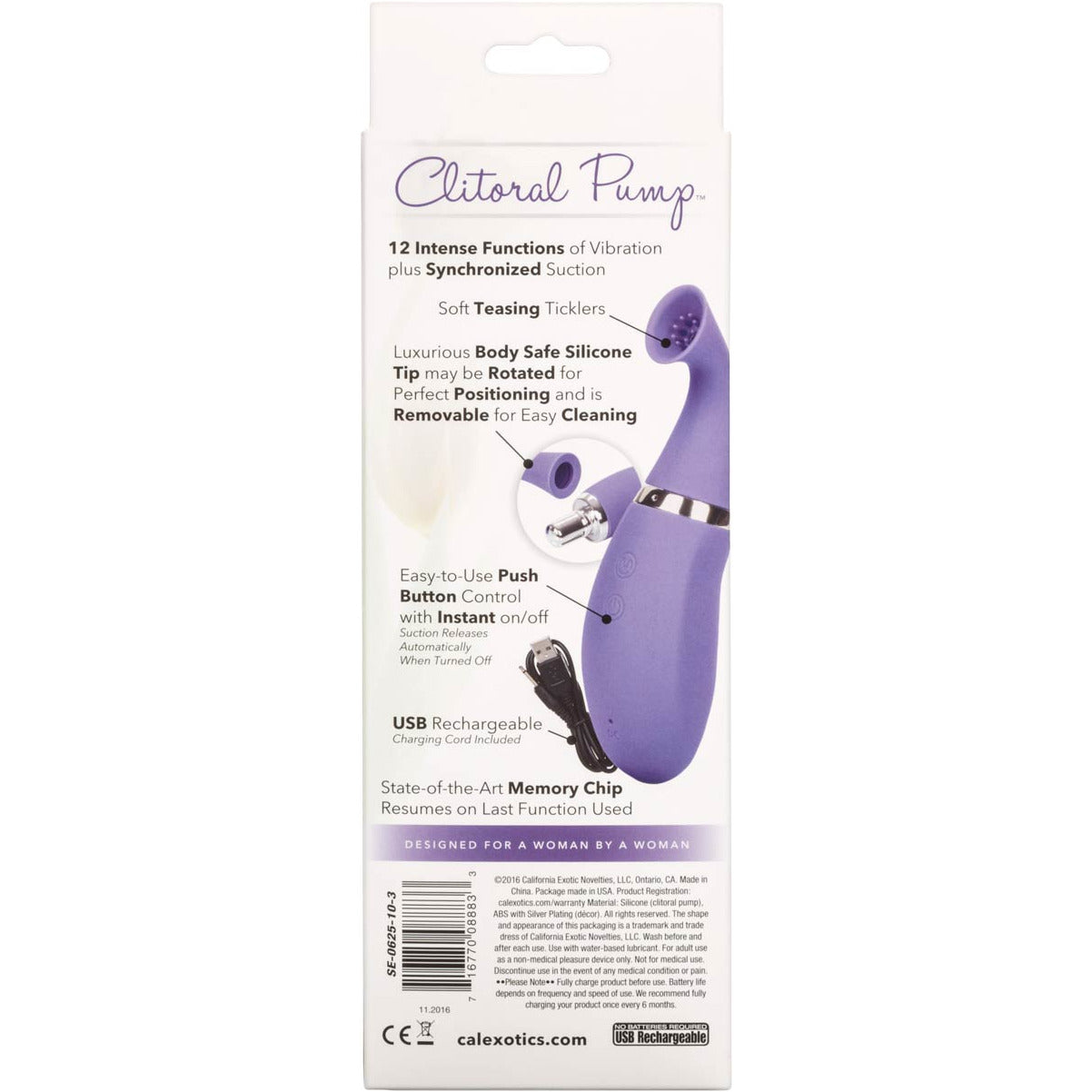 CalExotics® Pompe clitoris rechargeable