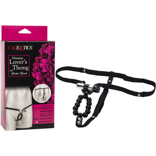 String pour amoureux vibrants CalExotics® avec perles de stroker