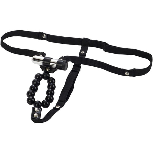 String pour amoureux vibrants CalExotics® avec perles de stroker