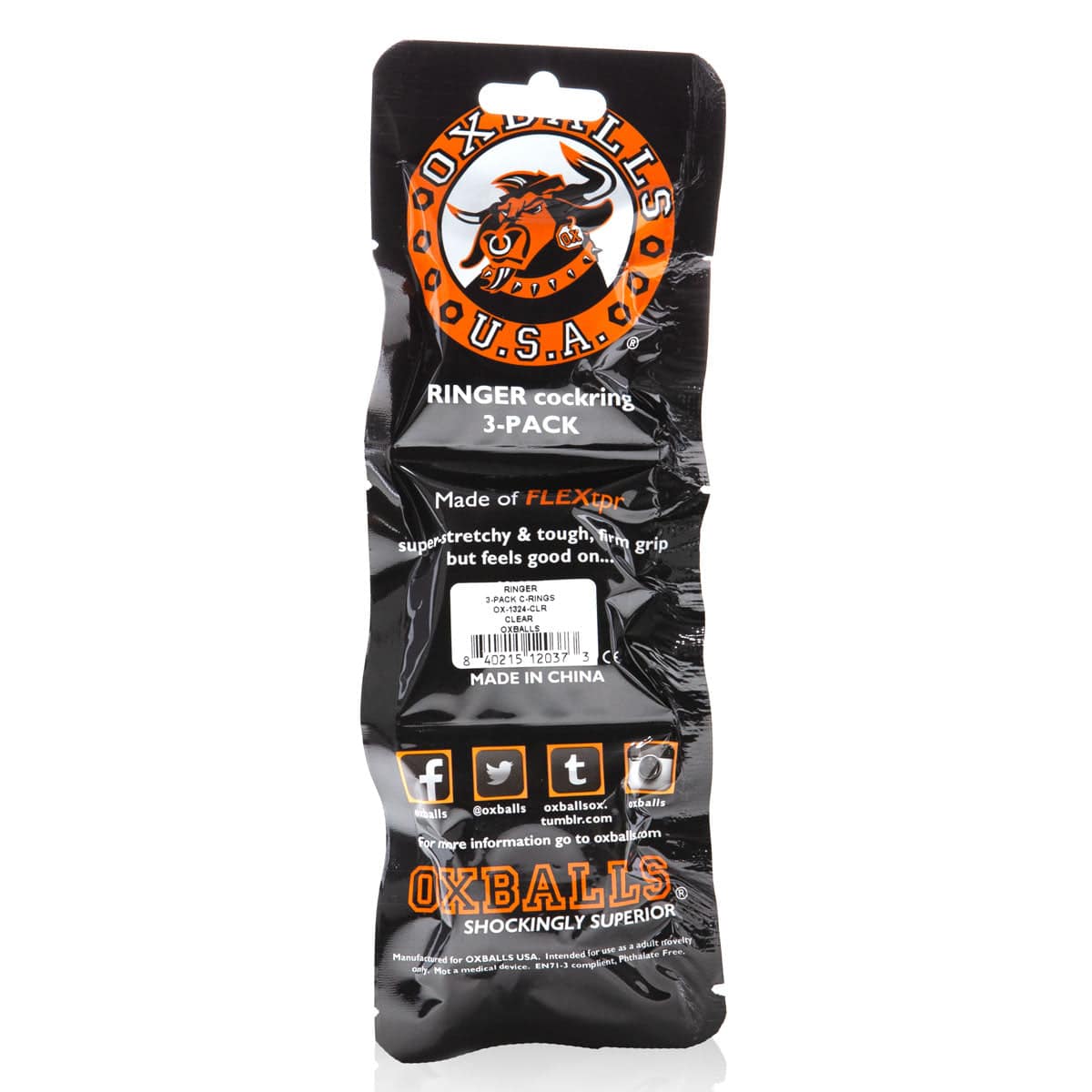 Oxballs Ringer Cockring 3-Pack - Effacer image 5