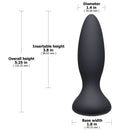 Doc Johnson A Play Adventurous VIBE – Plug anal vibrant en silicone avec télécommande – Noir image 2