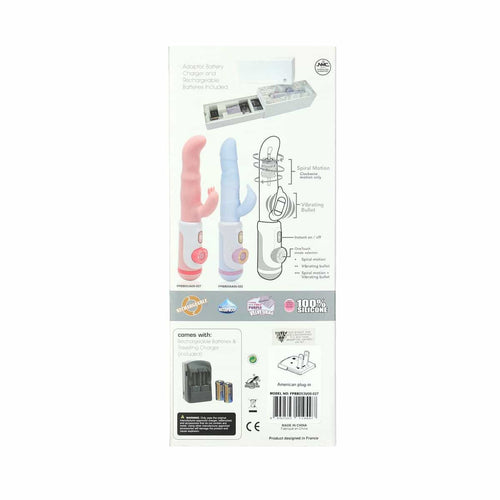 Vibrateur de lapin rechargeable One Touch - Rose image 3