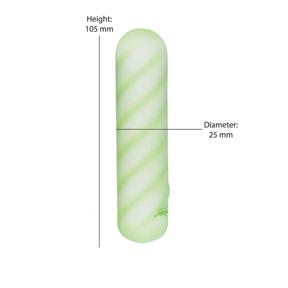 Moutons Dual Silicone Vibe corporelle – Vert