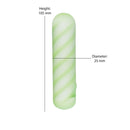 Moutons Dual Silicone Vibe corporelle – Vert